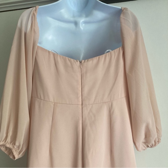 Lulu’s Always Us Blush Wide Leg Jumpsuit, NWT Sz M - Picture 9 of 10